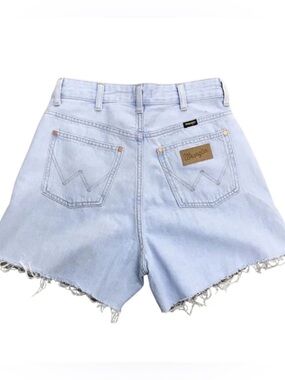 Wrangler Light Wash Denim Cutoff Shorts